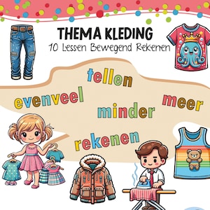 Telpakket kleding, 10 lessen bewegend leren rekenen