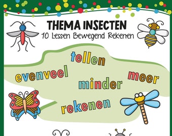 Counting package insects, 10 lessons moving learning to count