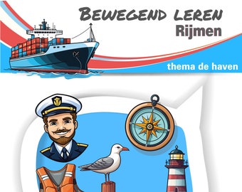 Rijmrun 'de haven', bewegend leren, rijmen