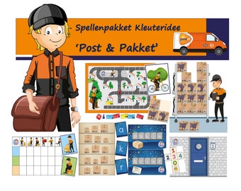 Spellenpakket thema 'Post & Pakket'.
