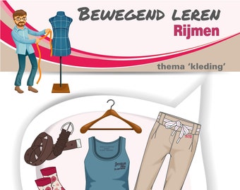 Rijmrun 'kleding', bewegend leren, rijmen