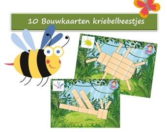 Bouwkaarten voor kriebelbeestjes