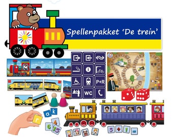 Spellenpakket 'De trein' voor kleuters