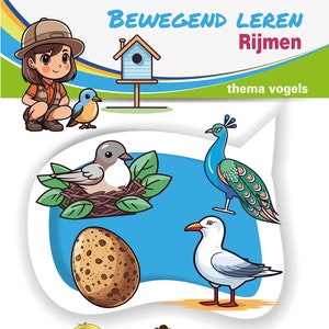 Rhyme run 'birds', learning while moving, rhyming image 1