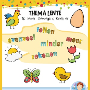 Spring counting package, 10 lessons of active learning to count