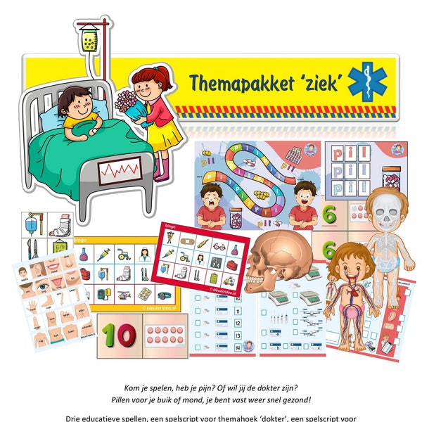 Themapakket bij thema 'Ziek zijn'