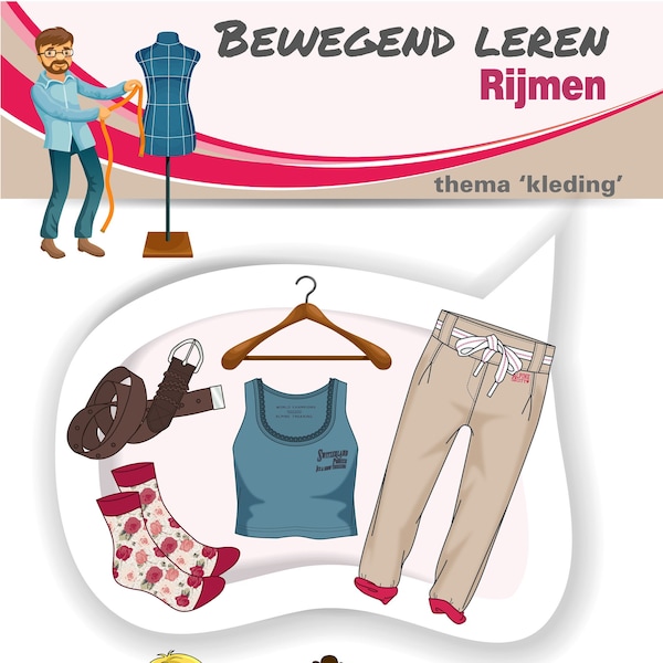 Rijmrun 'kleding', bewegend leren, rijmen