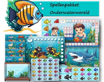 Unterwasserwelt-Spielepaket