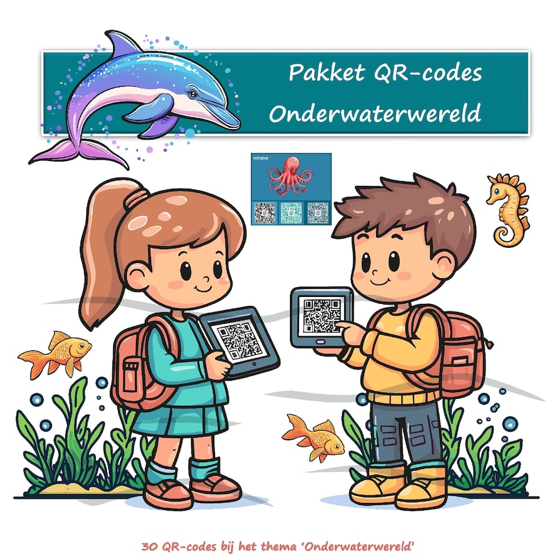 Animals Qr Code Color Animal Qr Code - Etsy