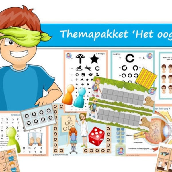 Themapakket bij thema 'Het oog'