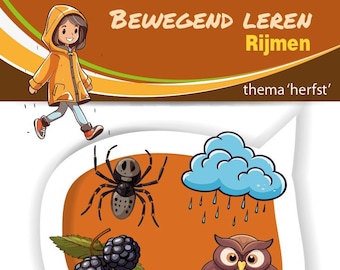 Rhyme run 'autumn', moving learning, rhyming