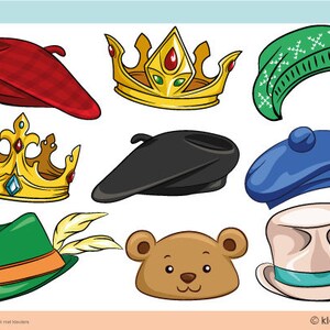 Hats, caps, crowns for paper crafts image 3