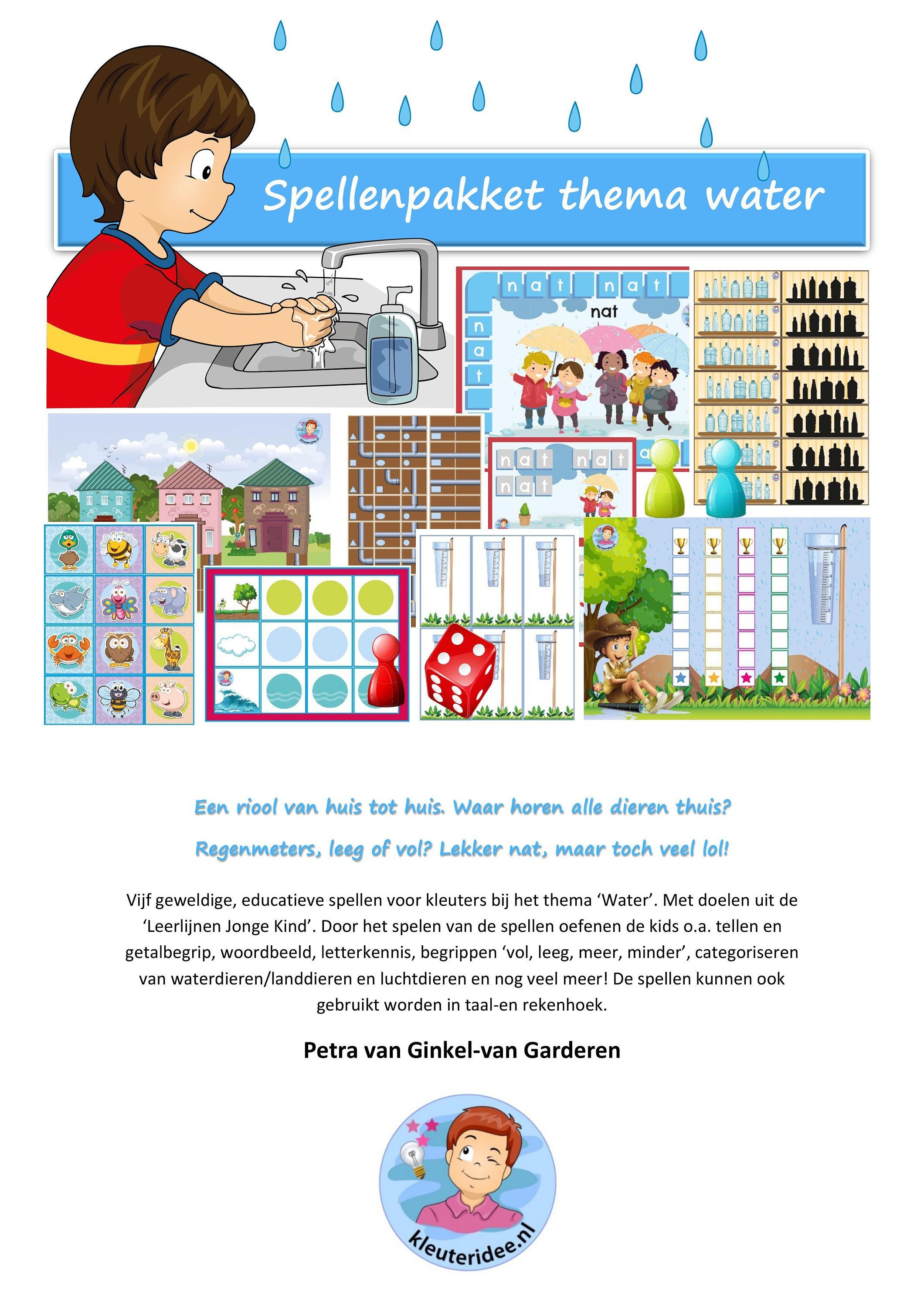 schraper Nog steeds genezen Theme package 'water' for children | Etsy