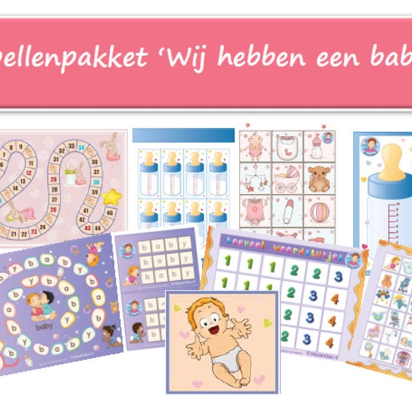 Spellenpakket 'Wij hebben een baby'