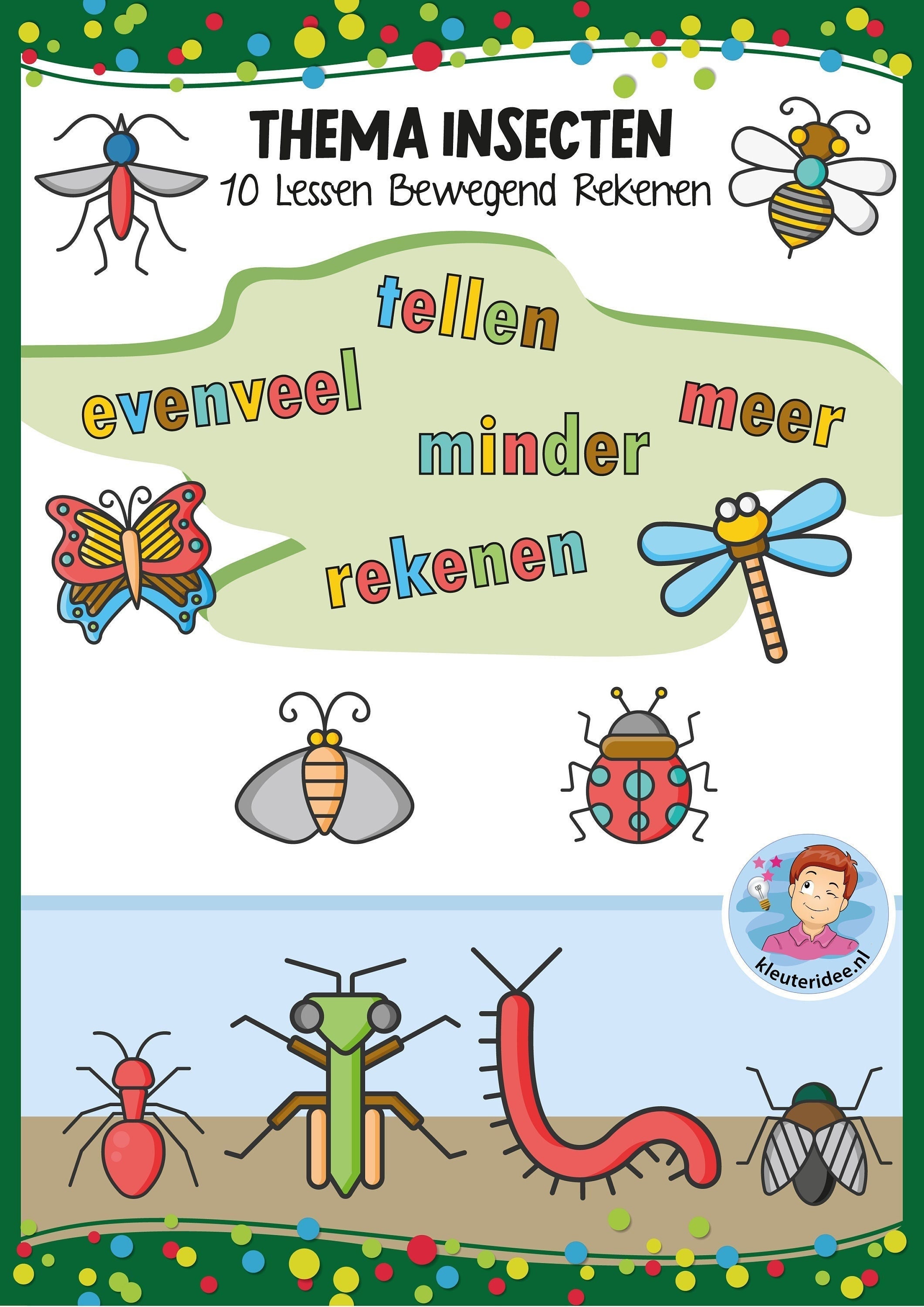 Insect counting package, 10 lessons of active learning to count