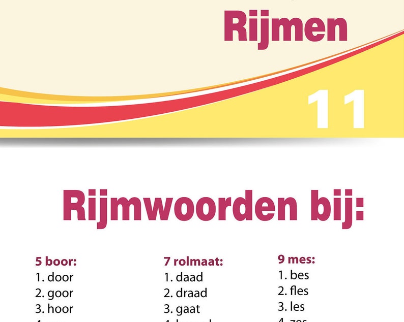 Rijmrun 'wij bouwen een huis', bewegend leren, rijmen afbeelding 5