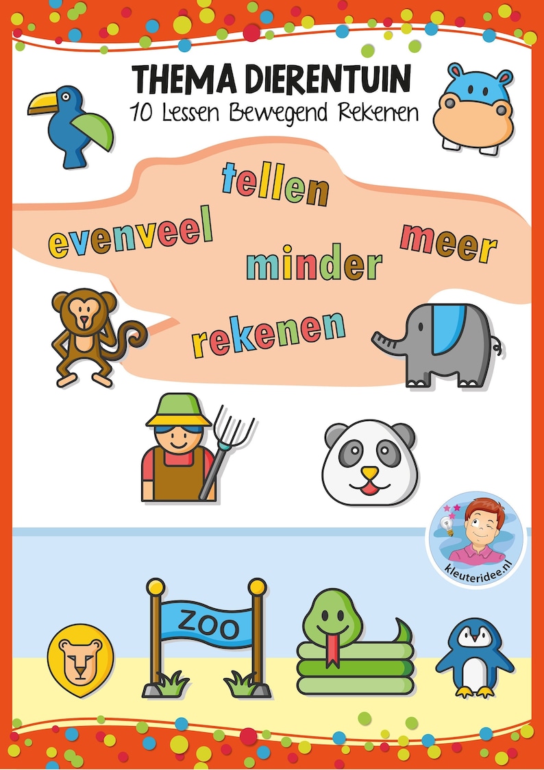 Counted package zoo, 10 lessons moving learning to count image 1