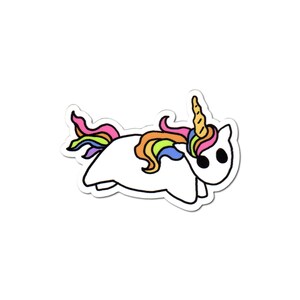 Rainbow Unicorn Pony Outdoor Vinyl Sticker
