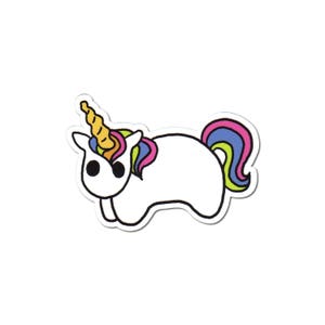 Rainbow Unicorn Sticker, Pony Laptop Sticker, Car Sticker, Skateboard Sticker, Vinyl Sticker, Horse Sticker, Rainbow Horse, I image 2