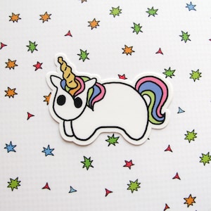 Rainbow Unicorn Fridge Magnet