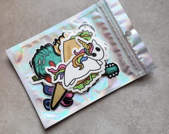 Assorted Vinyl Sticker Pack – 10 Random Waterproof Decals (Mystery Grab Bag)