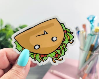 Funny Taco Outdoor Vinyl Sticker