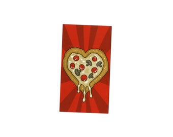 Pizza Heart Magnet, Refrigerator Magnets, Fridge Decor, Cute Kitchen, Cubicle Decor, Pizza Lover Gift, Home, Dorm Room, Cute Food