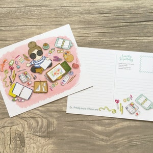 Postal de Miss Lily Shades (crafty)