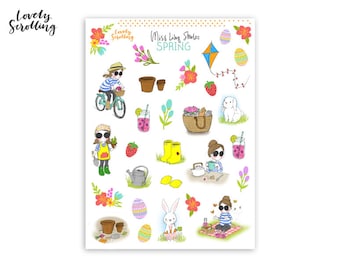 SPRING stickers- Miss Lily Shades
