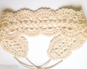 Crocheted headband "Elegance"