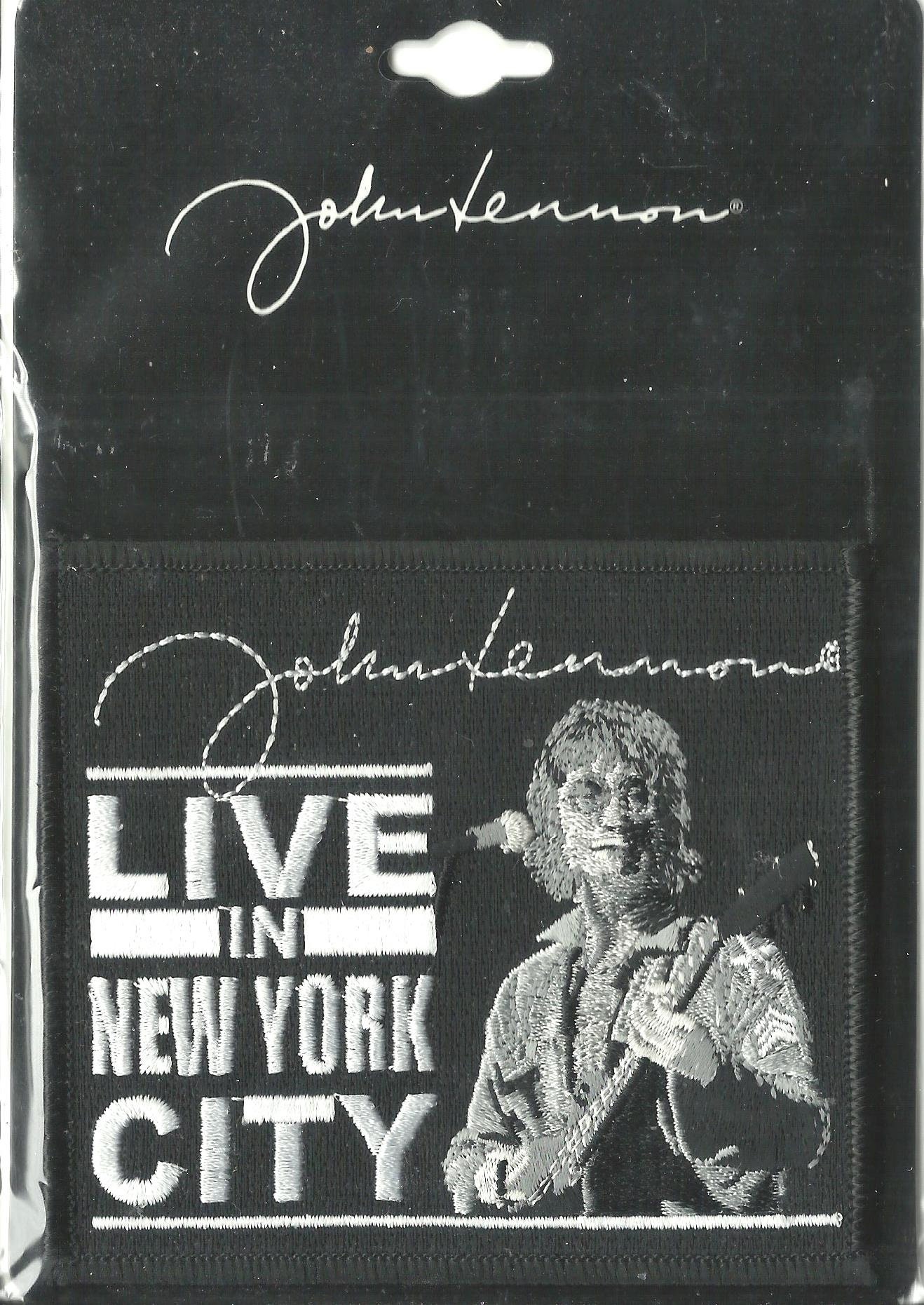ro John Lennon Signature sew-on cloth patch