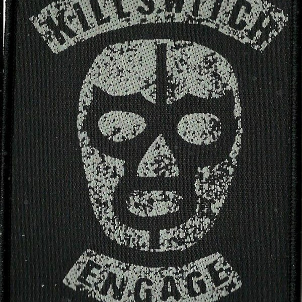 KILLSWITCH ENGAGE luche libra RARE woven sew on patch 10 x 8 centimetres / 4 x 3.25 inches - brand new - no longer made