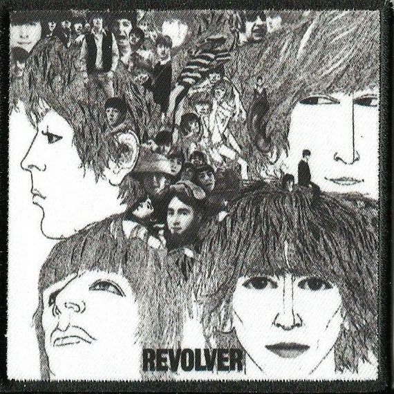 Beatles Revolver Square Album Cover Embroidered Printed Etsy