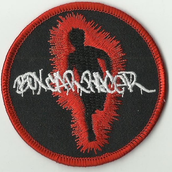 BOX CAR RACER logo - vintage - embroidered iron on patch - very rare - mint condition brand new - official licensed merchandise - Blink-182