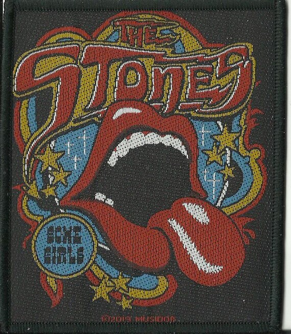 ROLLING STONES Some Girls NEW Woven Sew on Patch 10 X 8.5