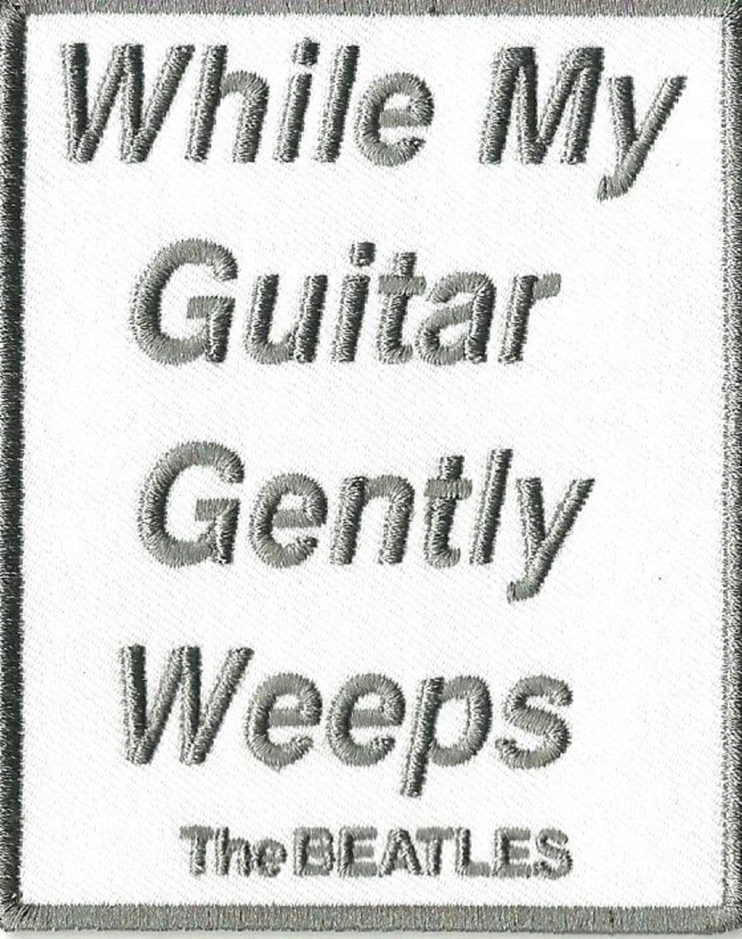 BEATLES While My Guitar Gently Weeps Song Title Etsy