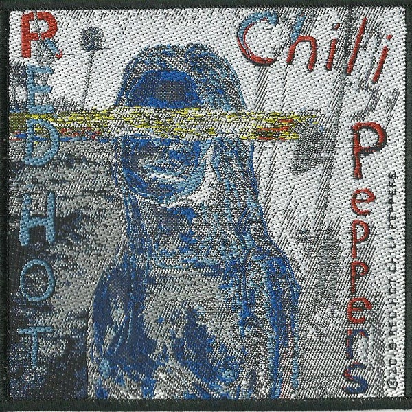 RHCP par la façon licensed tissé coudre sur patch 10 X 10 cms / 4 x 4 pouces - état de menthe tout nouveau / inutilisé piment chaud rouge