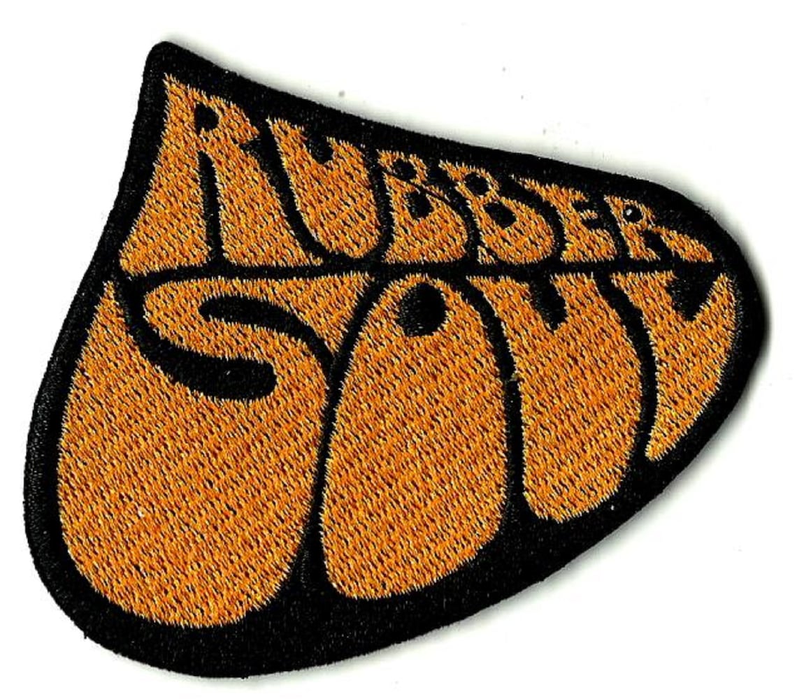BEATLES rubber soul album logo shaped embroidered sew/iron Etsy