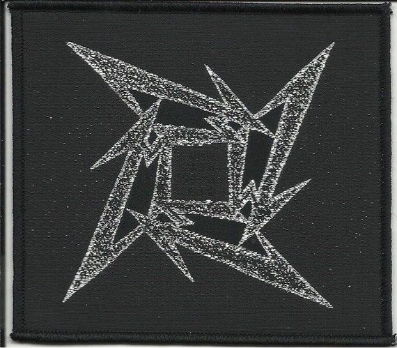 METALLICA Ninja Star 1994 VINTAGE Woven Sew on Patch 10 X 9.5 - Etsy