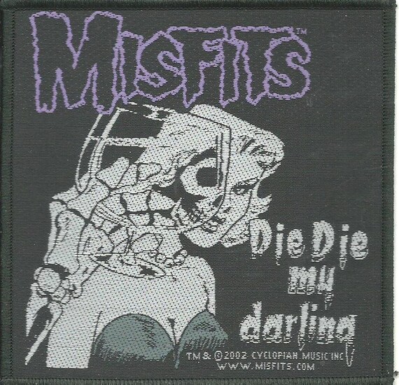 MISFITS LUKIC SEW ON PATCH OFFICIAL BAND MERCH NEW MISFITS LUKIC SEW ON PATCH OFFICIAL BAND MERCH NEW