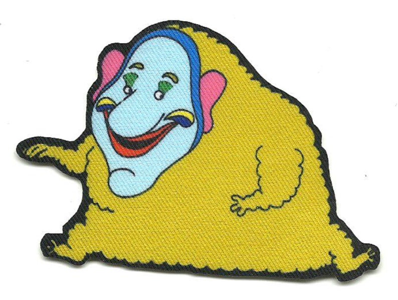 BEATLES yellow submarine band in stripes embroidered printed ironsew on patch 9 x 8 centimetres 3.5 x 3.25 inches brand NEW
