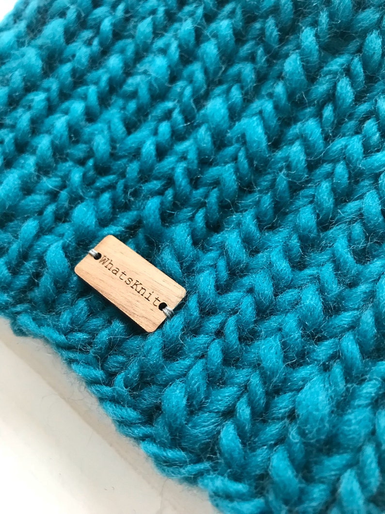 Hand Knit chunky wool petrol blue CAT ears beanie wirh tiny ears scull cap winter accessory gift