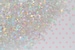 2-5mm Kawaii Iridescent Holographic Metallic Silver 4 Point Star Glitter Resin Supplies Nail Art Decoden Slime - 5 grams 