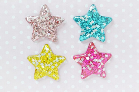 4 Glitter Handbag Purse Craft Flatback Acrylic Resin Decoden Kawaii UK Cabochon