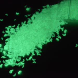 3mm GLOW in the DARK Moon Glitter Resin Supplies Nail Art Slime Glitter Decoden - 10 grams