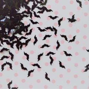 8 mm Pastel Goth Creepy Cute Kawaii Bat Glitter Resin Supplies Nail Art Slime Decoden Sequins - 10 gramów