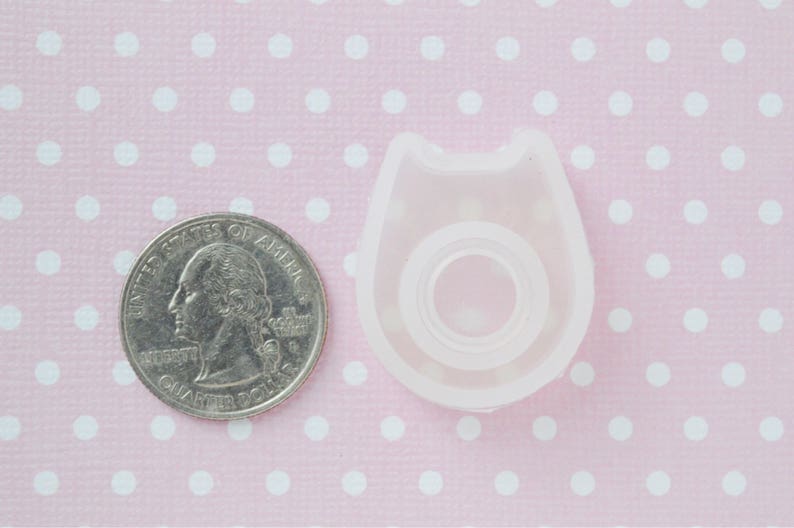 Size 7 8 9 Kawaii Cat Neko Ring Silicone Resin Mold