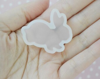 31mm Bunny Rabbit Flatback Decoden Resin Silicone Mould