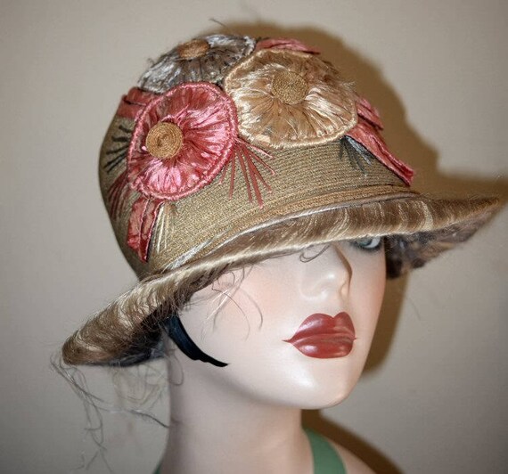 Floral Cloche Bucket Hat - Etsy 