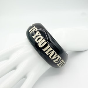 JessicaKaganCushman バングル黒 Jessica Kagan Cushman Bracelets - Etsy